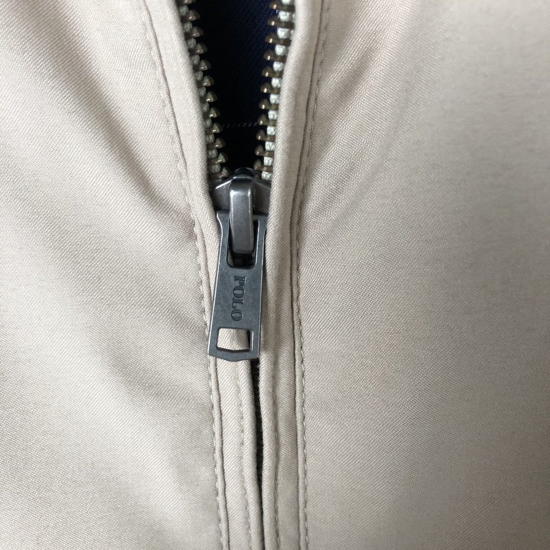 Ralph Lauren POLO RALPH LAUREN Swing Top Sports Jacket Men's M polyester Beige type Vintage Second Hand