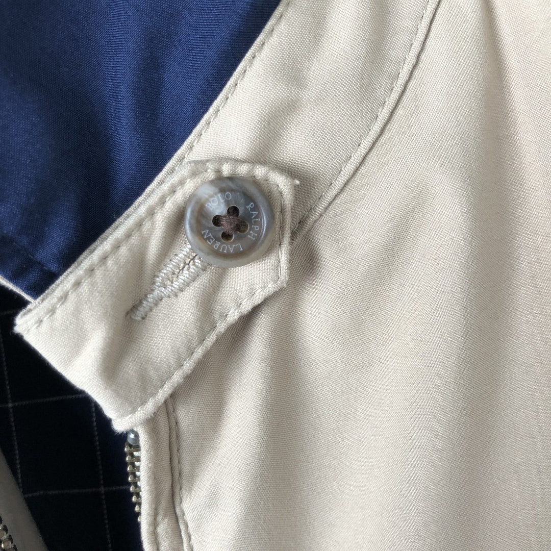 Ralph Lauren POLO RALPH LAUREN Swing Top Sports Jacket Men's M polyester Beige type Vintage Second Hand