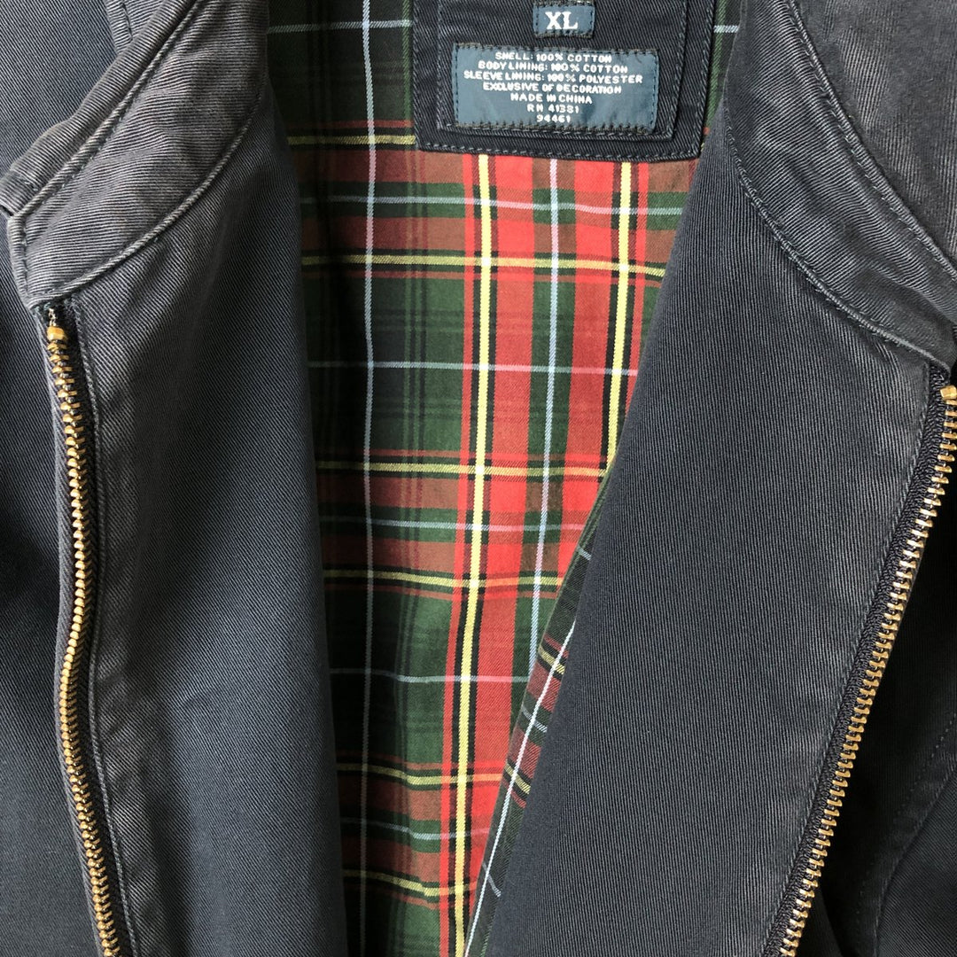 Ralph Lauren POLO by Ralph Lauren Swing Top Sports Jacket Men's XL cotton navy blue type Vintage Second Hand