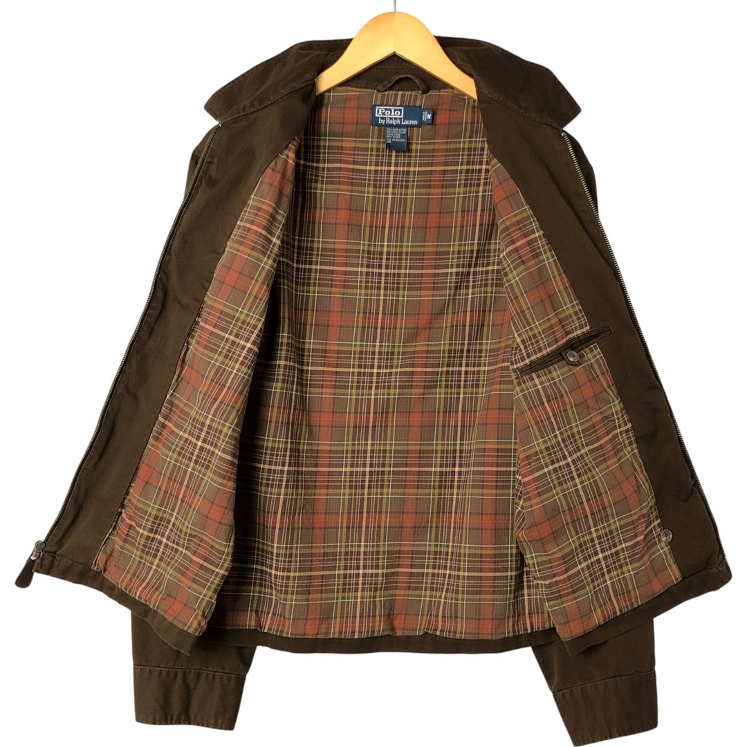 Ralph Lauren POLO by Ralph Lauren Swing Top Sports Jacket Men's M cotton brown type Vintage Second Hand