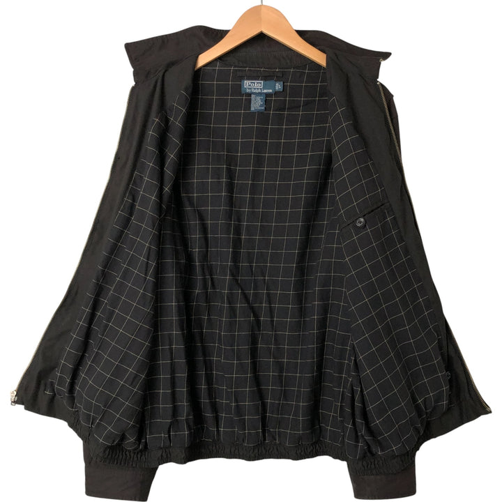 Ralph Lauren POLO by Ralph Lauren Swing Top Sports Jacket Men's L size polyester black type Vintage Second Hand