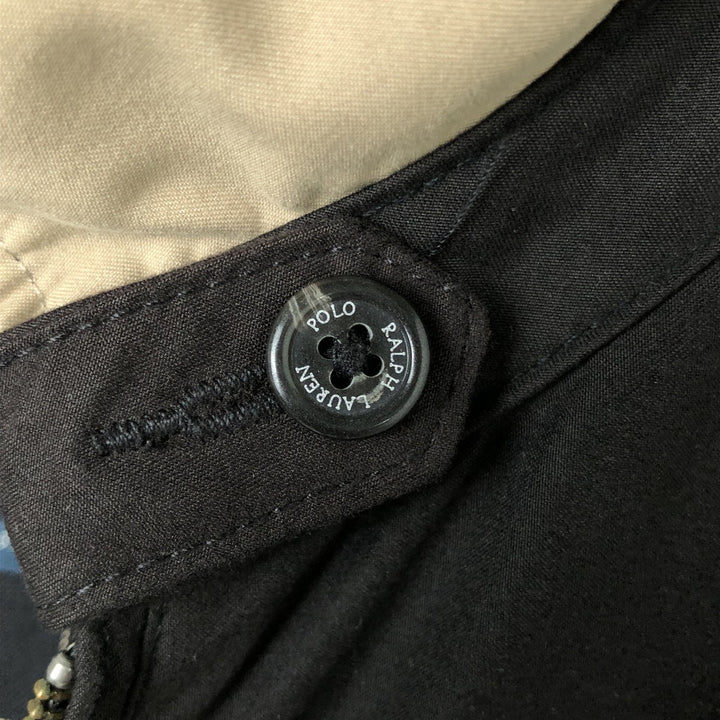 Ralph Lauren POLO by Ralph Lauren Swing Top Sports Jacket Men's L size polyester black type Vintage Second Hand