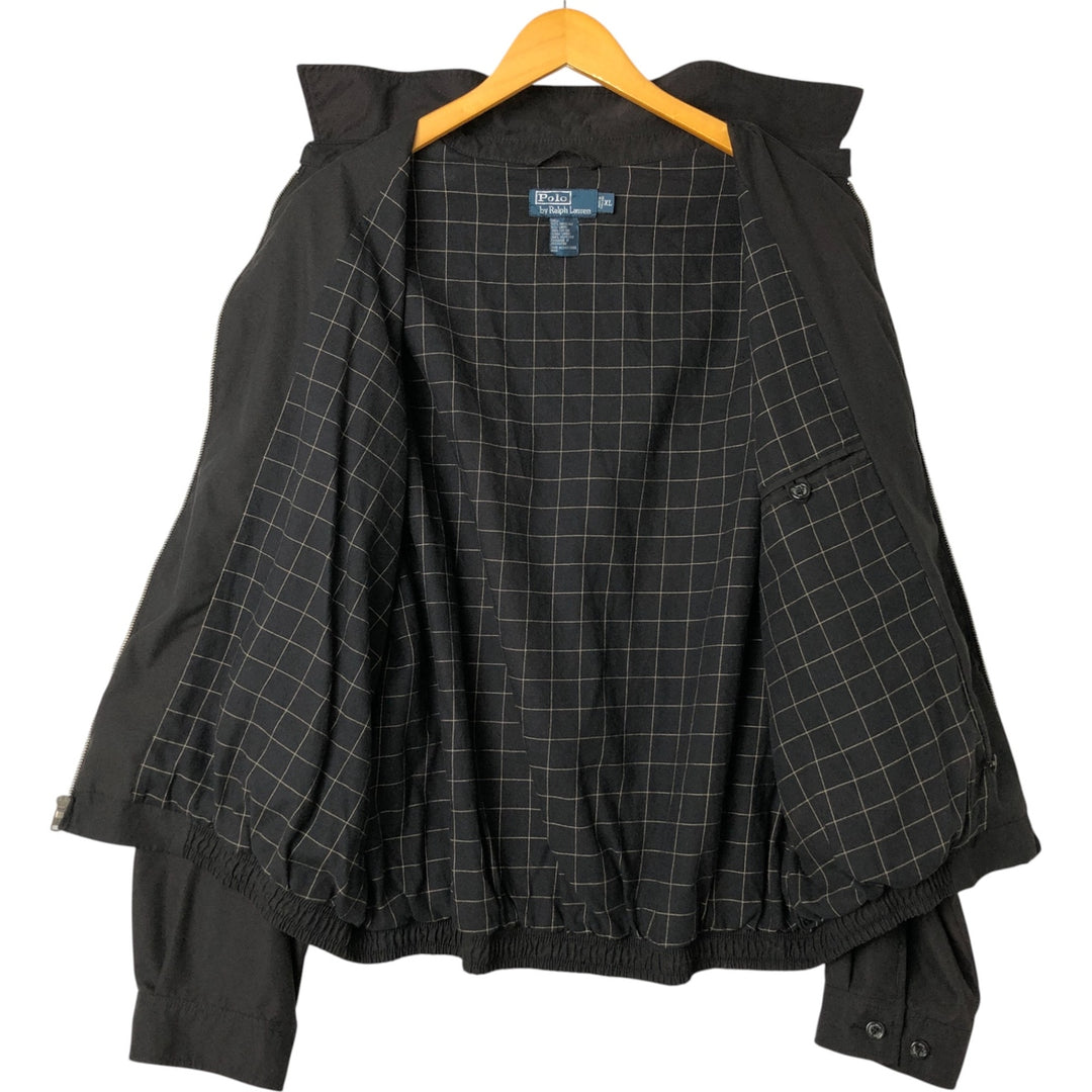 Ralph Lauren POLO by Ralph Lauren Swing Top Sports Jacket Men's XL polyester black type Vintage Second Hand