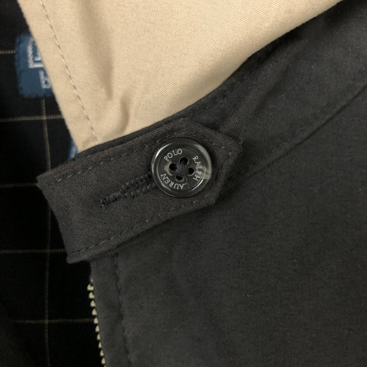 Ralph Lauren POLO by Ralph Lauren Swing Top Sports Jacket Men's XL polyester black type Vintage Second Hand