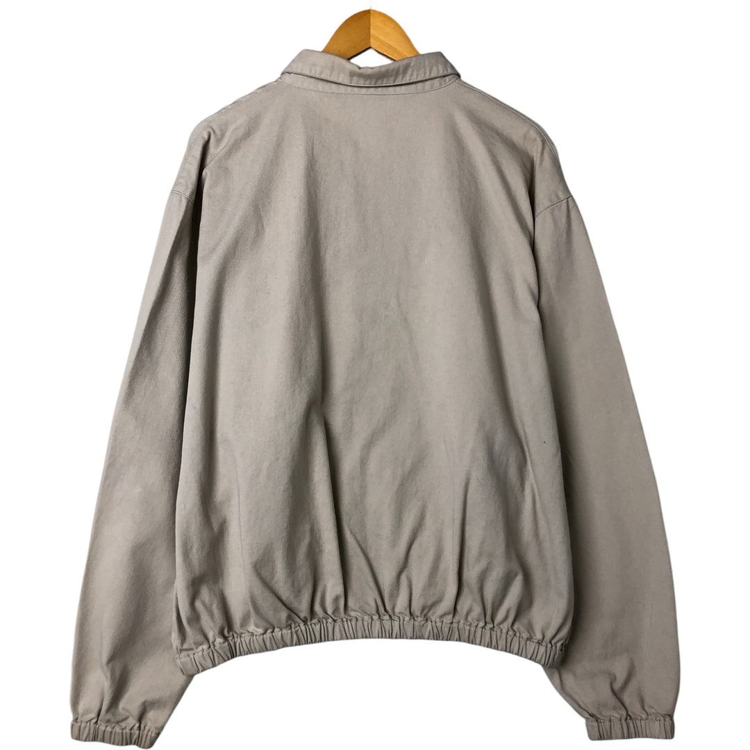 90'S Polo by Ralph Lauren swing top sports jacket, made in the USA, men's XL size, vintage cotton Beige type Vintage Second Hand