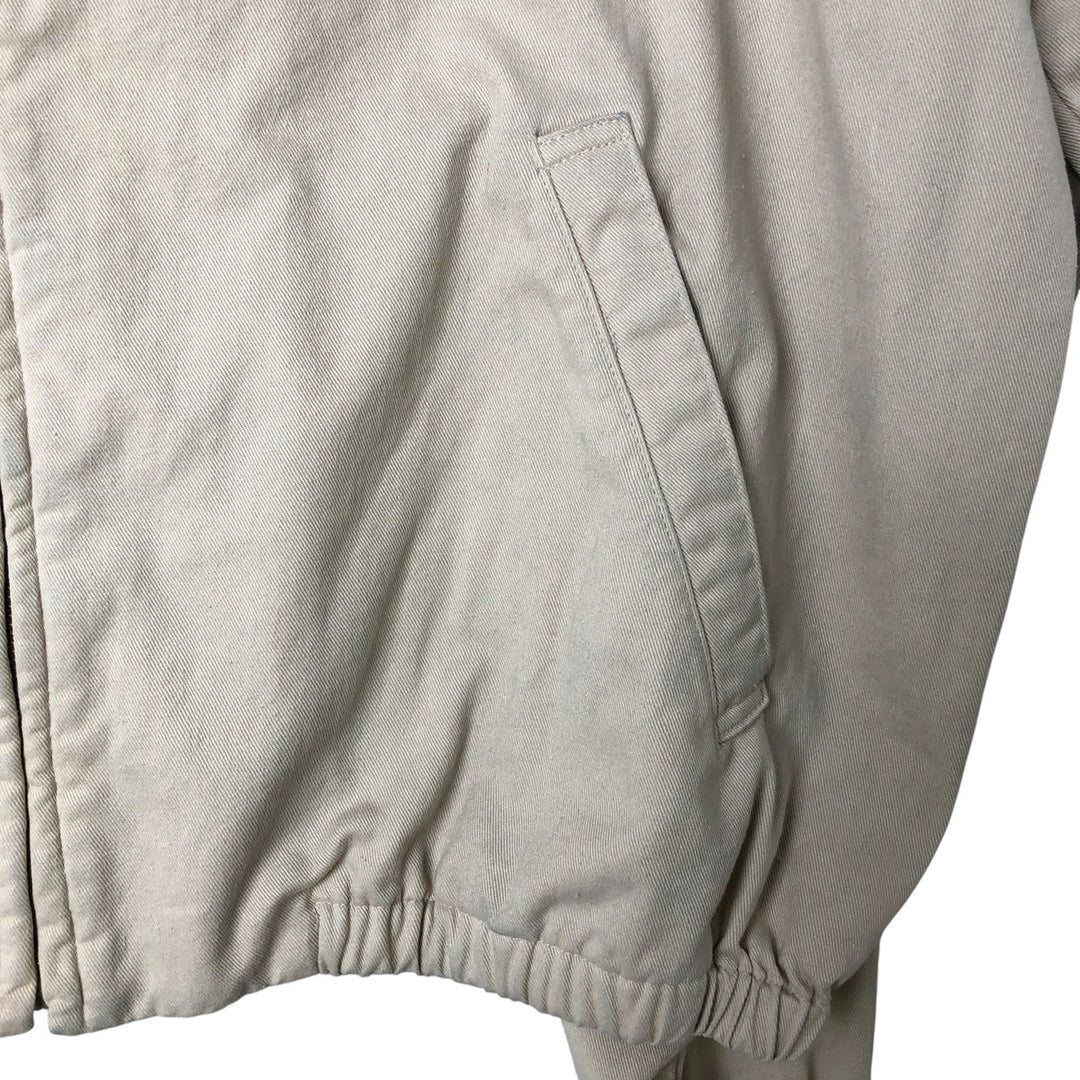 90'S Polo by Ralph Lauren swing top sports jacket, made in the USA, men's XL size, vintage cotton Beige type Vintage Second Hand