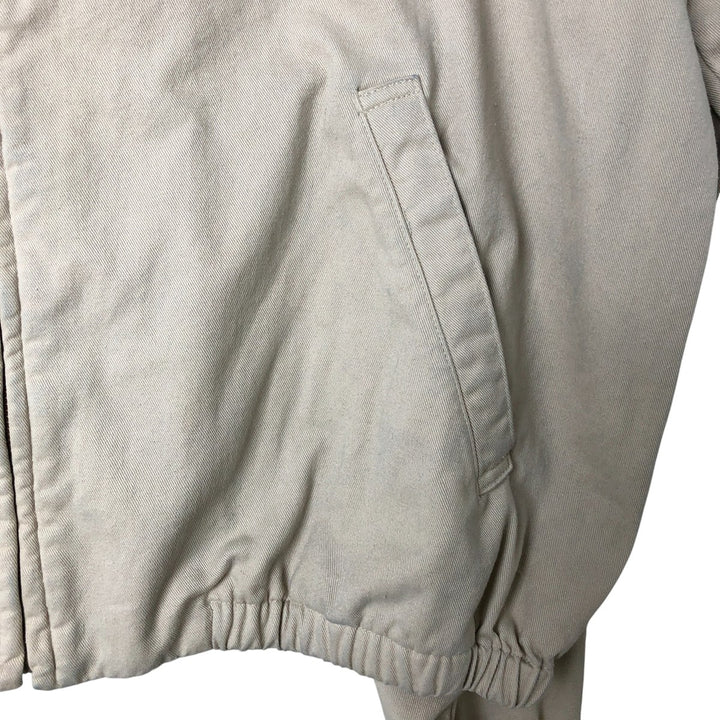 90'S Polo by Ralph Lauren swing top sports jacket, made in the USA, men's XL size, vintage cotton Beige type Vintage Second Hand