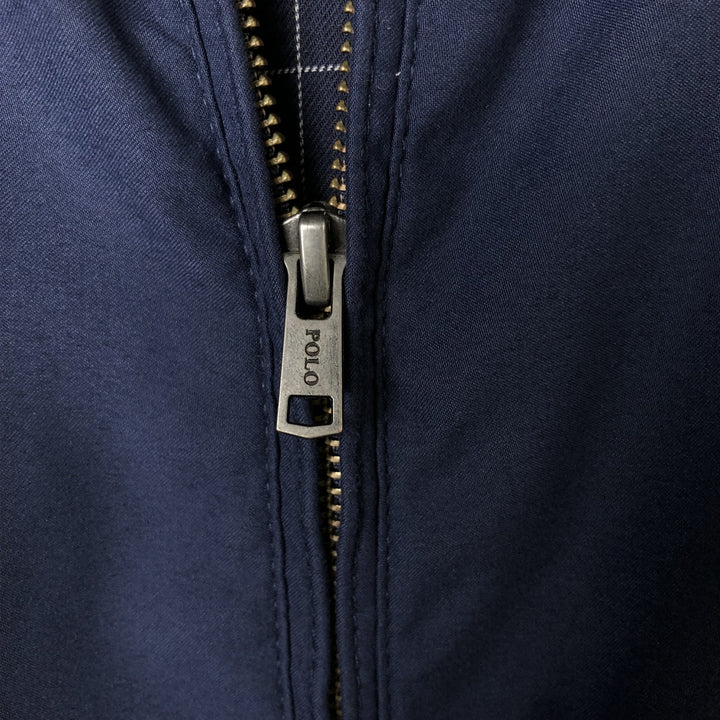 Ralph Lauren POLO by Ralph Lauren Swing Top Sports Jacket Men's XL polyester navy blue type Vintage Second Hand