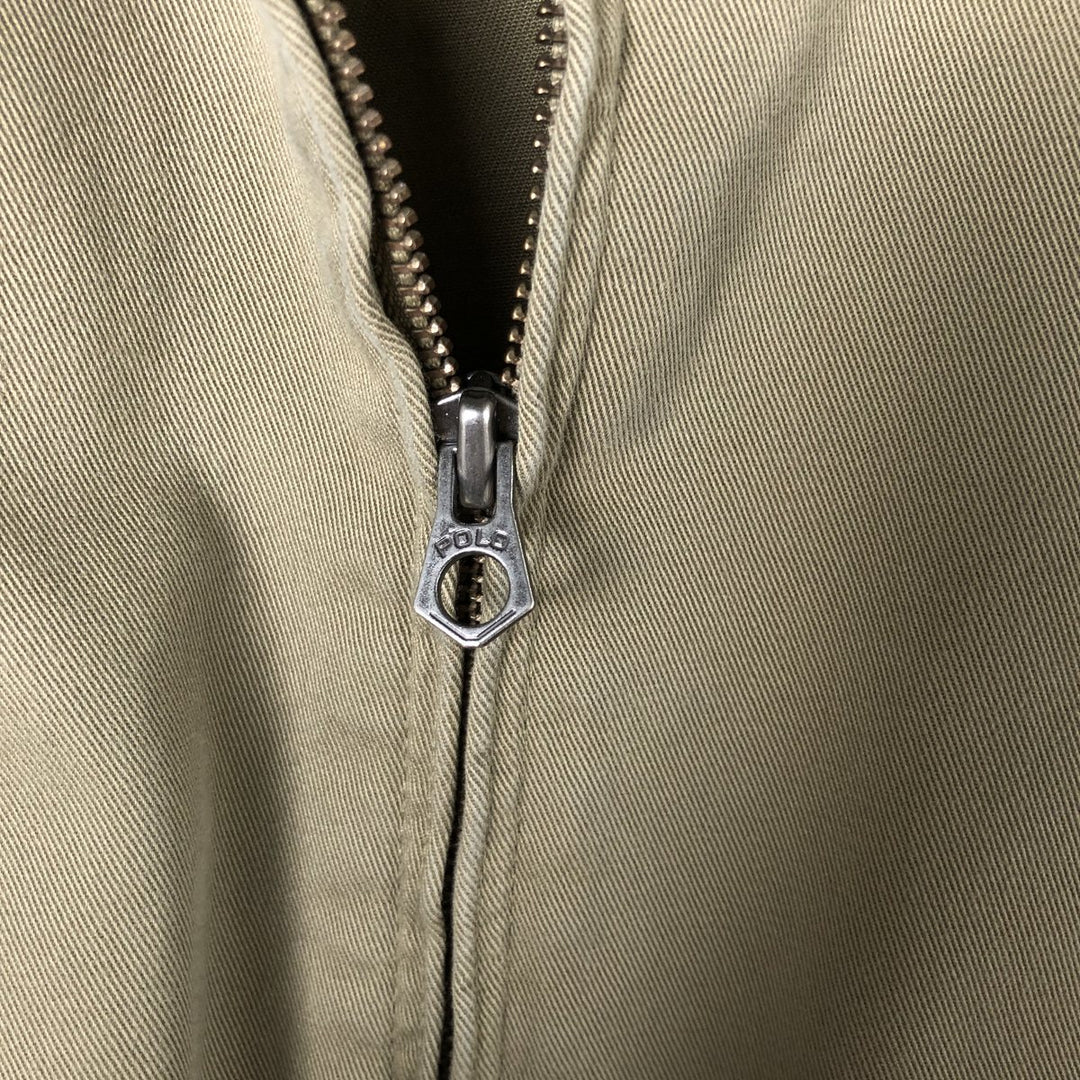 Ralph Lauren POLO by Ralph Lauren Swing Top Sports Jacket Men's XL cotton Khaki type beige Vintage Second Hand