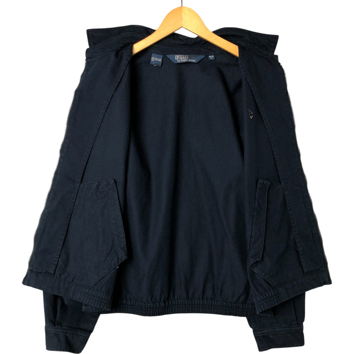 Special price for Ralph Lauren POLO by Ralph Lauren swing top sports jacket, men's size L cotton navy blue type Vintage Second Hand