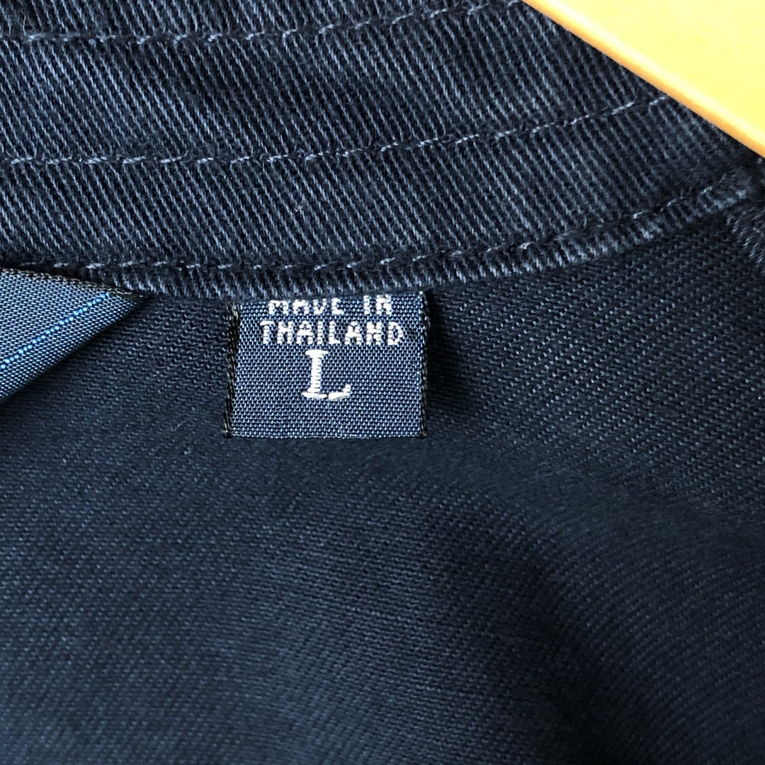 Special price for Ralph Lauren POLO by Ralph Lauren swing top sports jacket, men's size L cotton navy blue type Vintage Second Hand