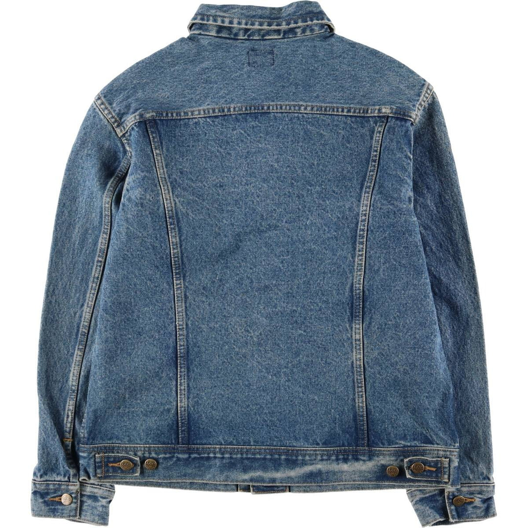 ~90'S Lee Riders denim jacket, denim jacket, men's size L, vintage unclear blue type Vintage Second Hand