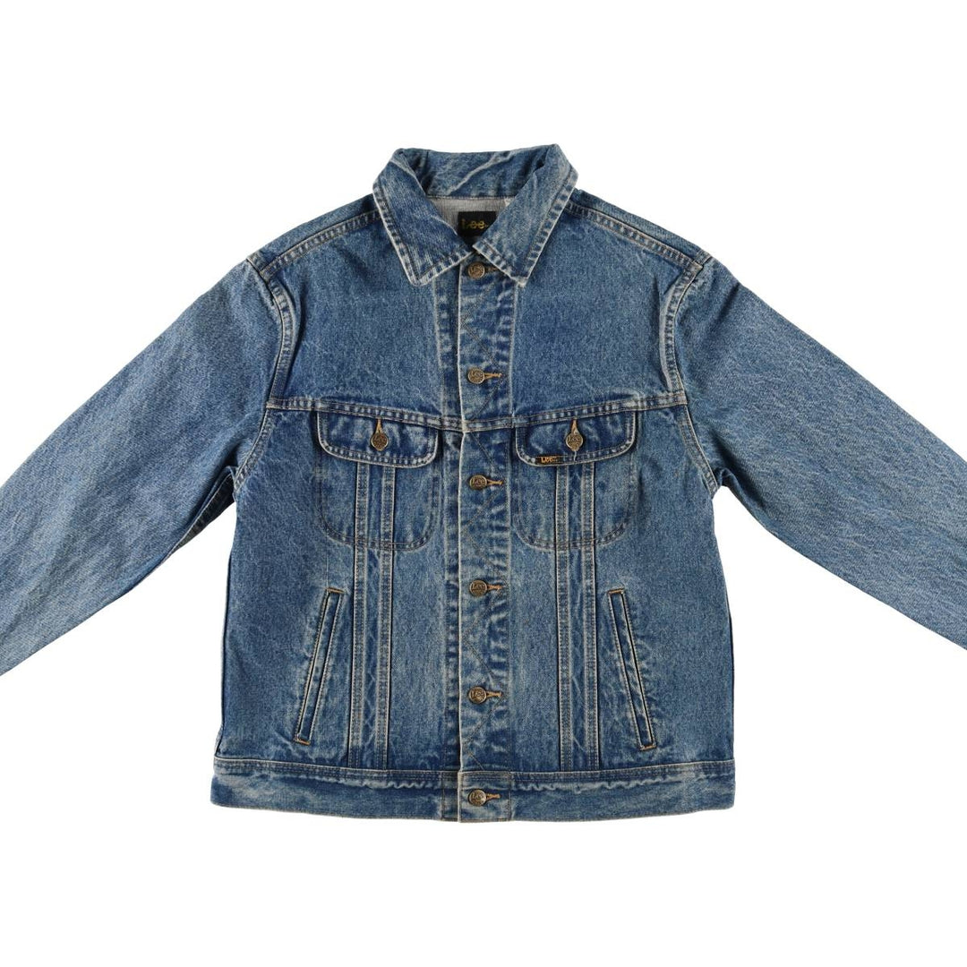 ~90'S Lee Riders denim jacket, denim jacket, men's size L, vintage unclear blue type Vintage Second Hand