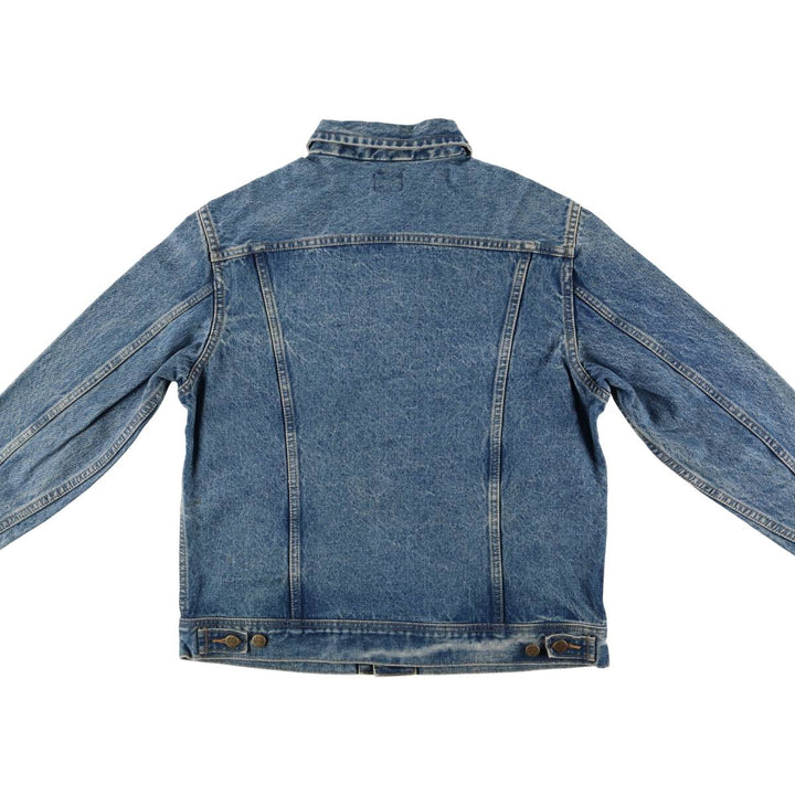 ~90'S Lee Riders denim jacket, denim jacket, men's size L, vintage unclear blue type Vintage Second Hand