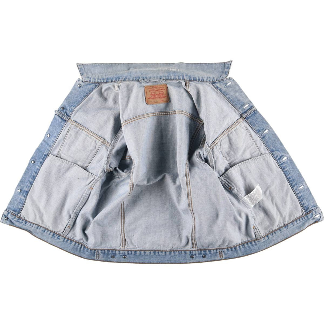 Levi's 70550-0476 Euro Model Denim Jacket, G-Jean, Men's Size L cotton blue type Vintage Second Hand