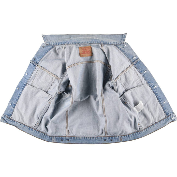 Levi's 70550-0476 Euro Model Denim Jacket, G-Jean, Men's Size L cotton blue type Vintage Second Hand