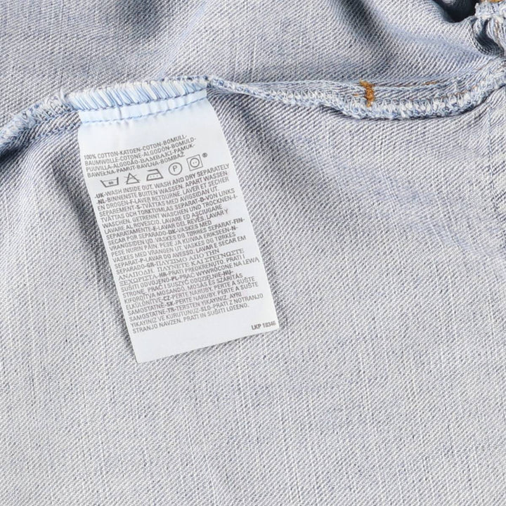 Levi's 70550-0476 Euro Model Denim Jacket, G-Jean, Men's Size L cotton blue type Vintage Second Hand