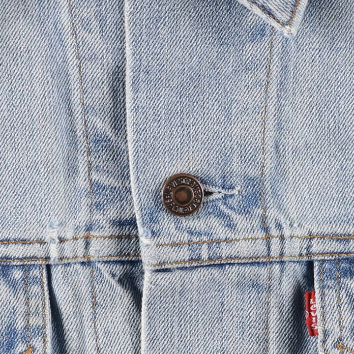 Levi's 70550-0476 Euro Model Denim Jacket, G-Jean, Men's Size L cotton blue type Vintage Second Hand