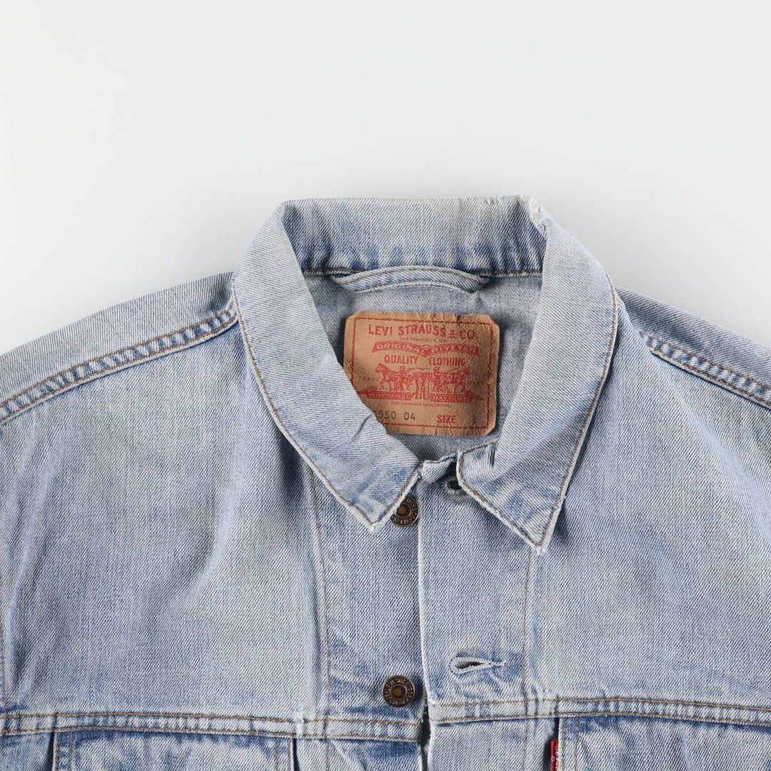 Levi's 70550-0476 Euro Model Denim Jacket, G-Jean, Men's Size L cotton blue type Vintage Second Hand