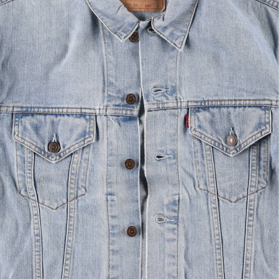 Levi's 70550-0476 Euro Model Denim Jacket, G-Jean, Men's Size L cotton blue type Vintage Second Hand