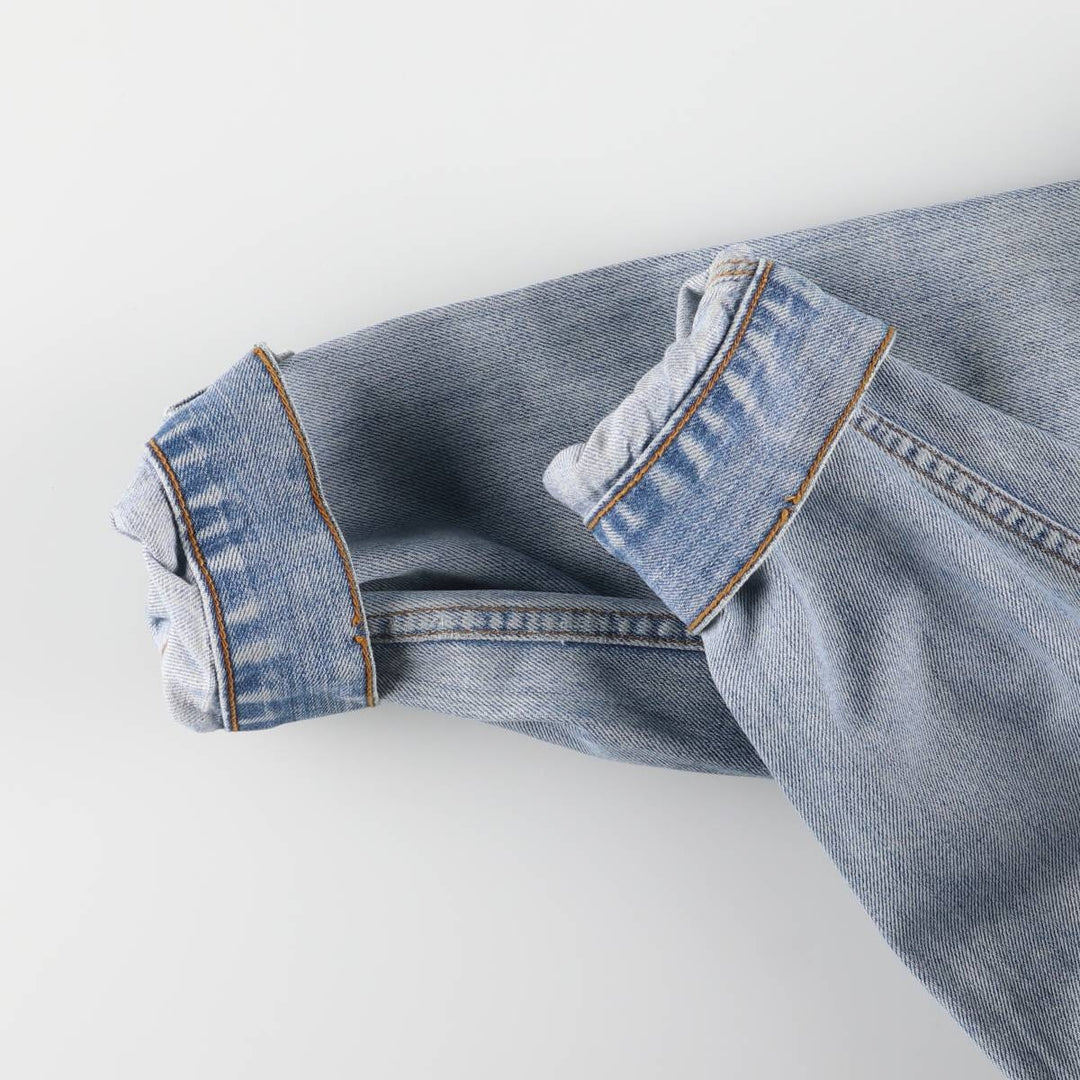 Levi's 70550-0476 Euro Model Denim Jacket, G-Jean, Men's Size L cotton blue type Vintage Second Hand