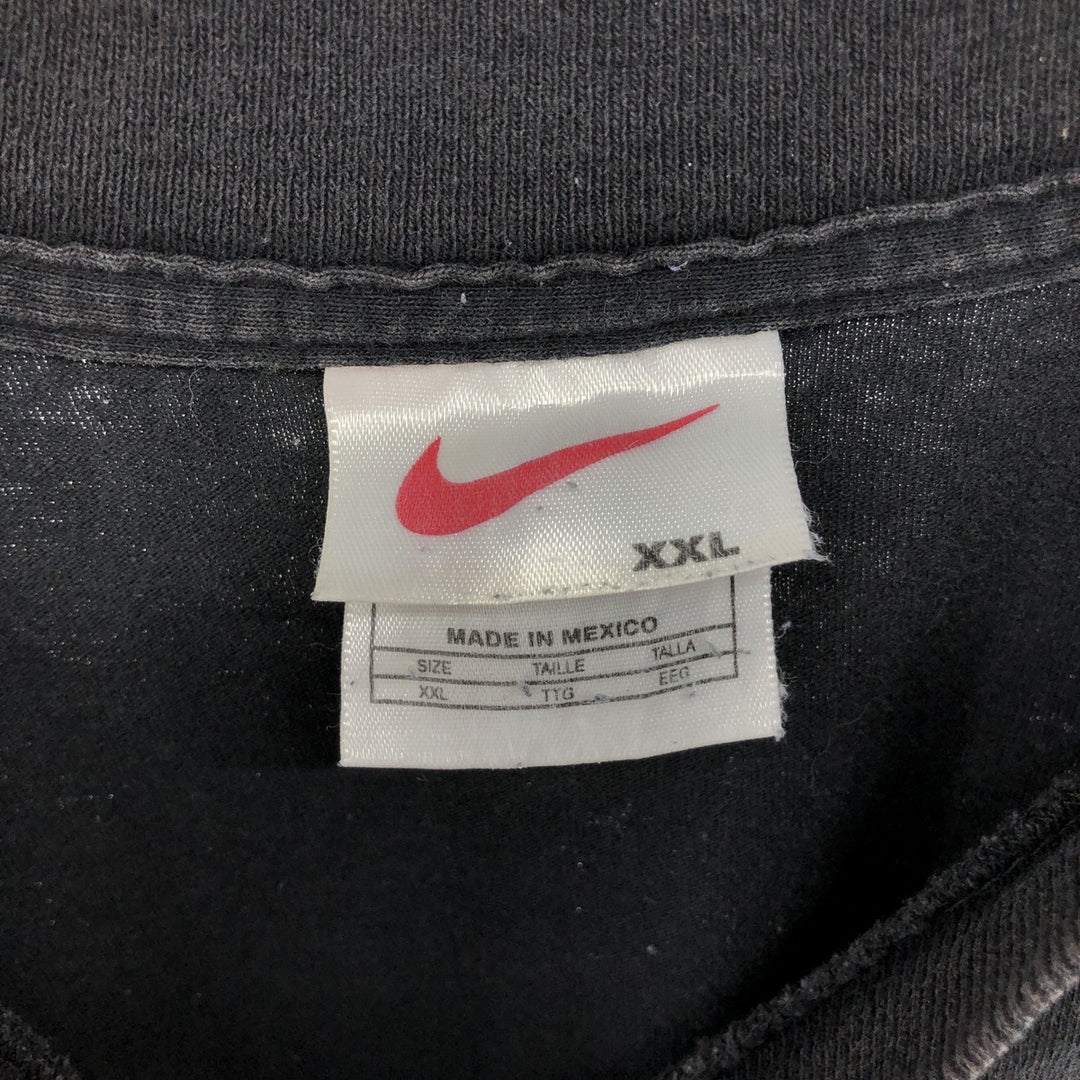90'S Nike Long Sleeve T-Shirt, Men's XXL, Vintage cotton black type Vintage Second Hand