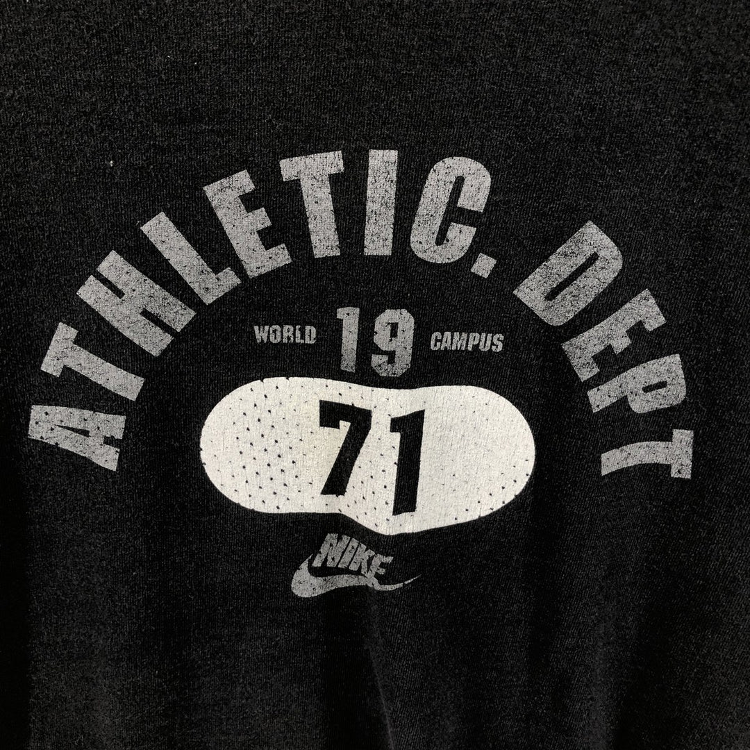 90'S Nike Long Sleeve T-Shirt, Men's XXL, Vintage cotton black type Vintage Second Hand