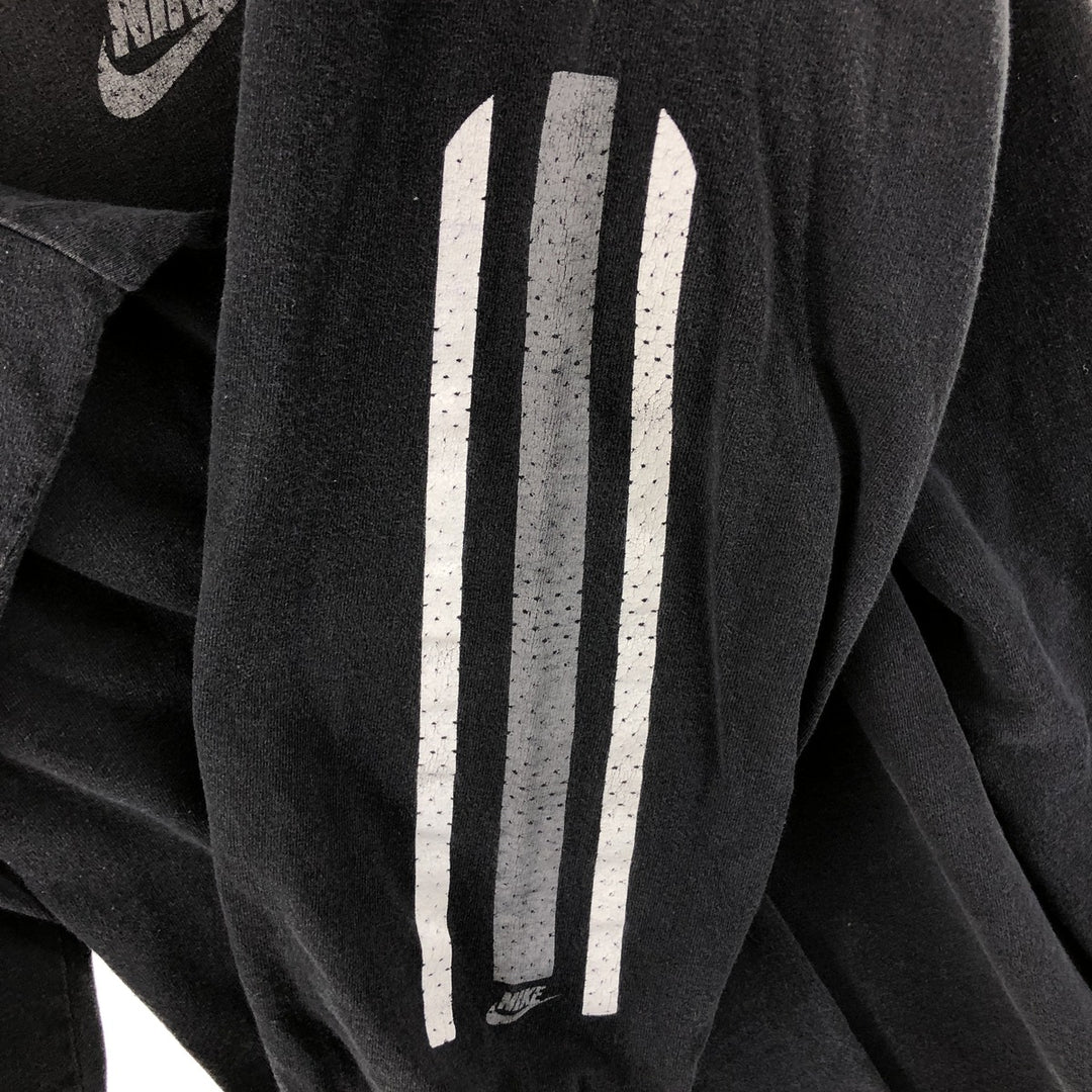 90'S Nike Long Sleeve T-Shirt, Men's XXL, Vintage cotton black type Vintage Second Hand