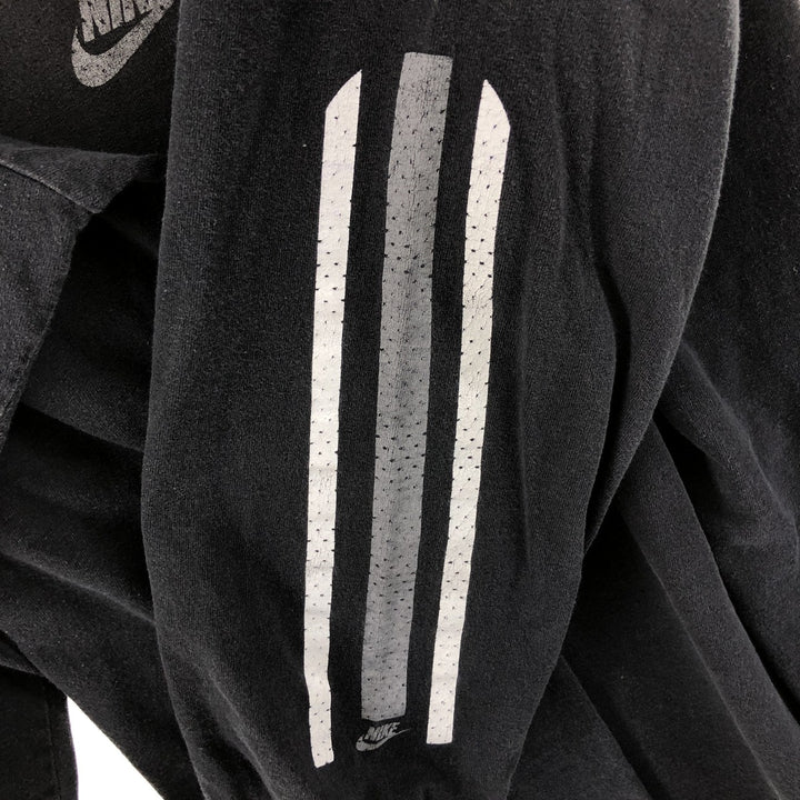 90'S Nike Long Sleeve T-Shirt, Men's XXL, Vintage cotton black type Vintage Second Hand