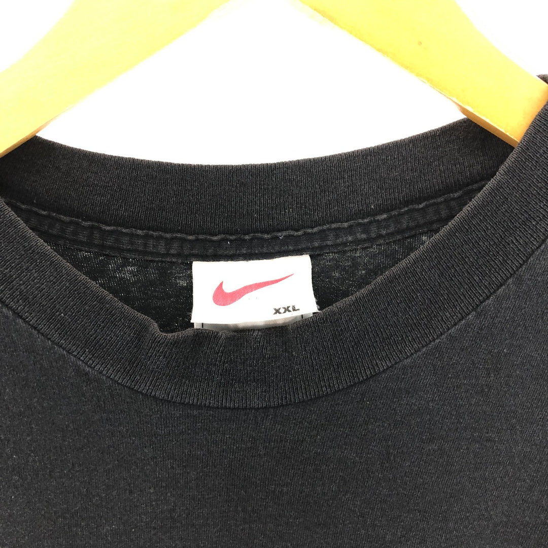 90'S Nike Long Sleeve T-Shirt, Men's XXL, Vintage cotton black type Vintage Second Hand