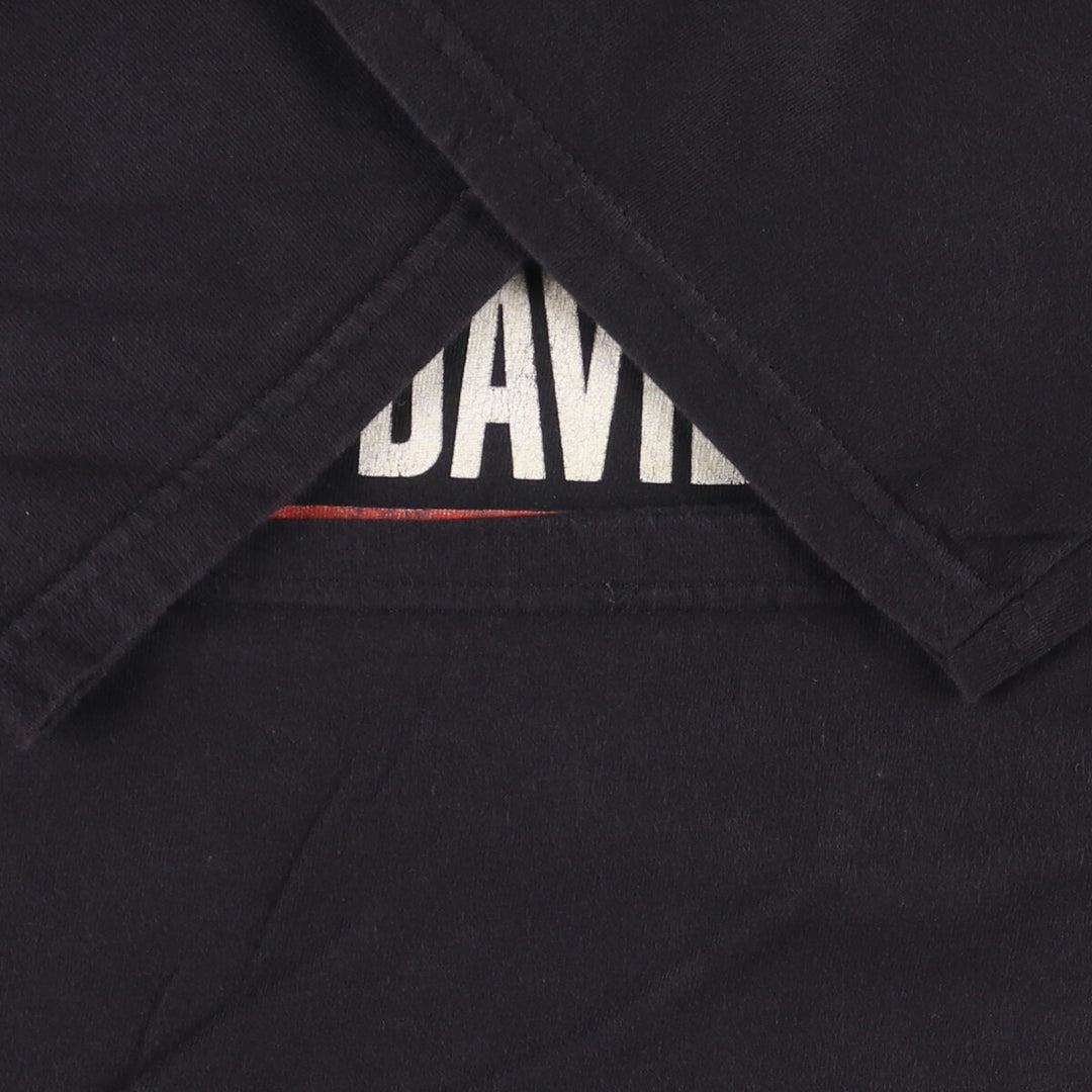 00'S Harley-Davidson Motorcycle Bike T-shirt Made in USA Men's L size cotton black type Vintage Second Hand