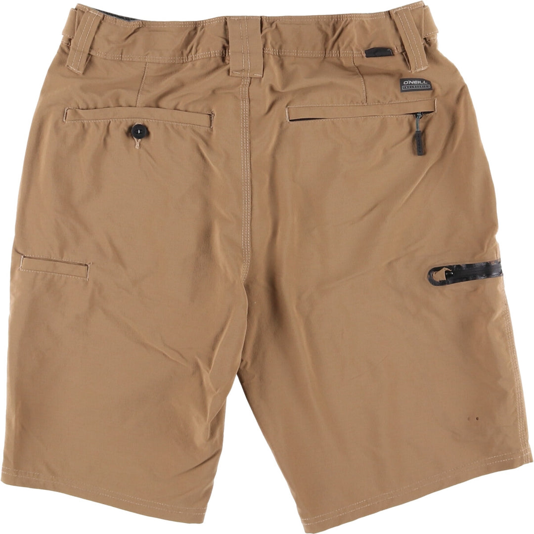 O'NEILL HYBRID TRVLR SERIES Shorts, Men's, W30 equivalent Elastane Beige type Vintage Second Hand