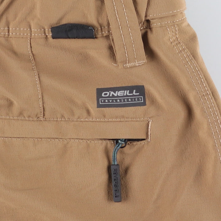 O'NEILL HYBRID TRVLR SERIES Shorts, Men's, W30 equivalent Elastane Beige type Vintage Second Hand