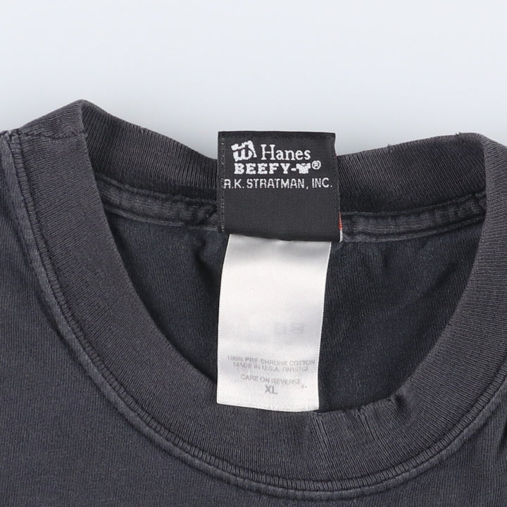 00'S Harley-Davidson Motorcycle Bike T-shirt Made in USA Men's XL cotton black type Vintage Second Hand