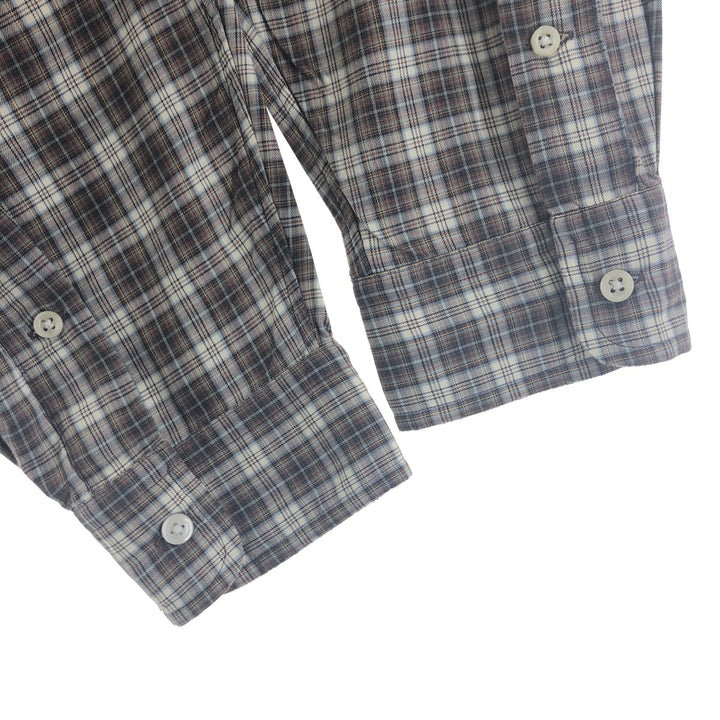 Ralph Lauren Classic Fit Long Sleeve Button Down Check Shirt Men's XL cotton brown type Vintage Second Hand
