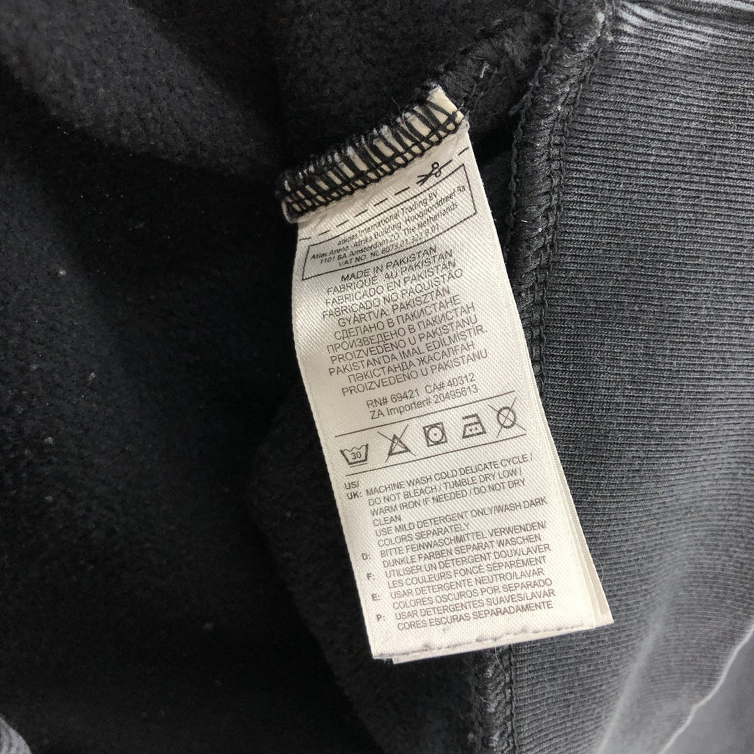 Reebok Two-tone logo sweatshirt, men's size M cotton gray type Vintage Second Hand