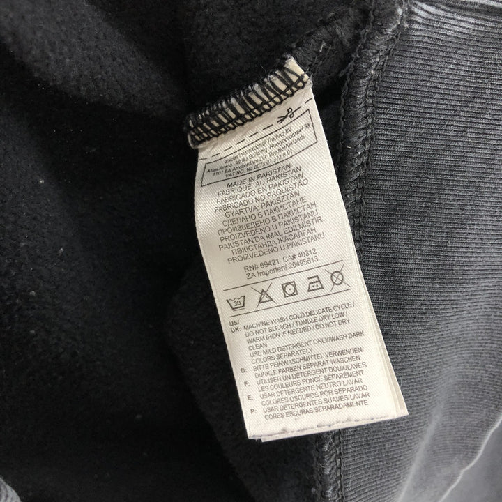 Reebok Two-tone logo sweatshirt, men's size M cotton gray type Vintage Second Hand