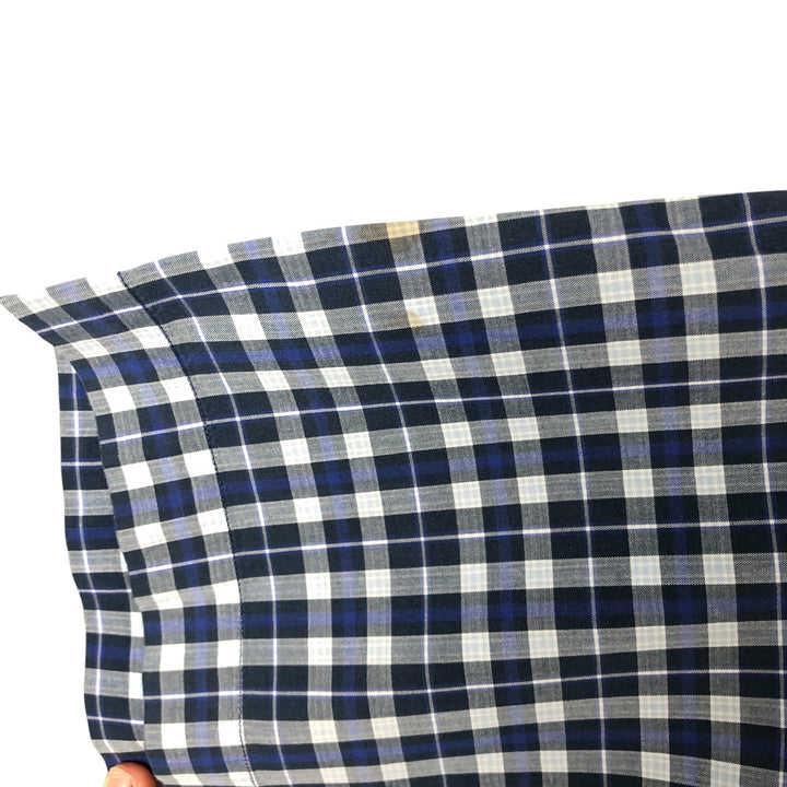 Ralph Lauren BLAKE short sleeve button down check shirt men's XL size cotton blue type Vintage Second Hand