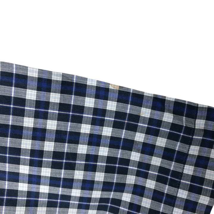 Ralph Lauren BLAKE short sleeve button down check shirt men's XL size cotton blue type Vintage Second Hand