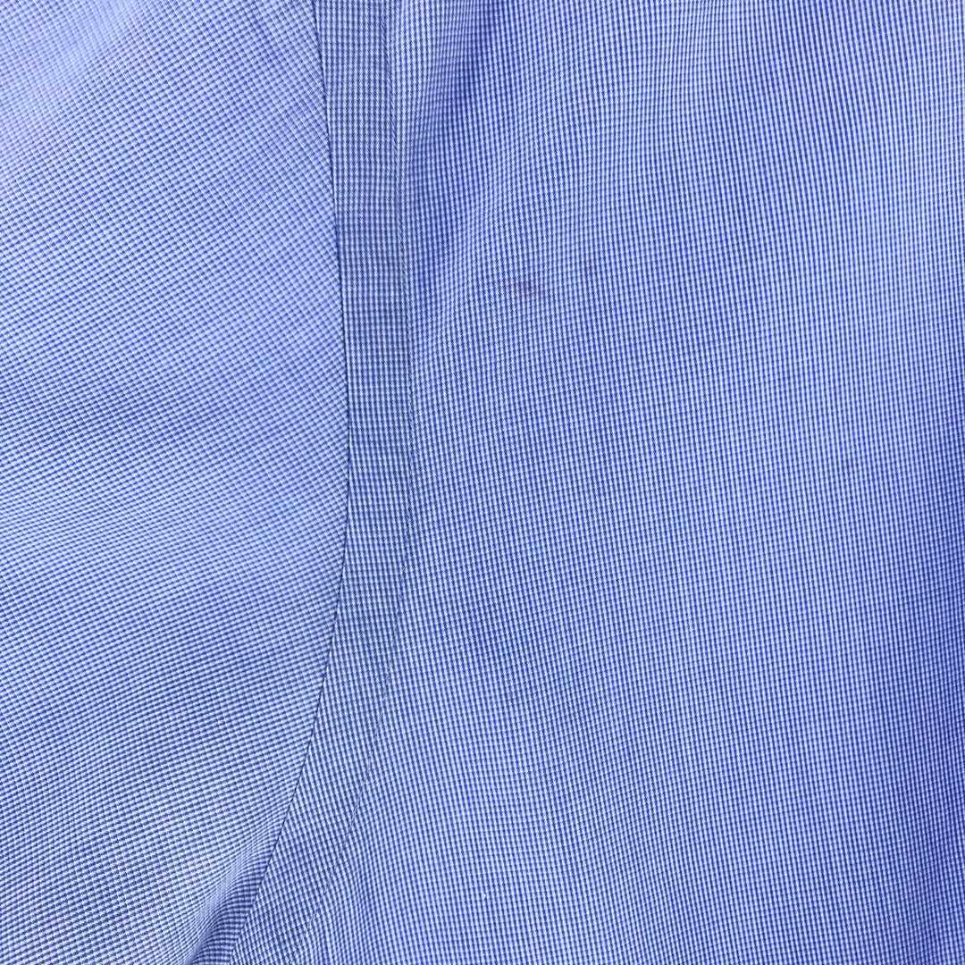 Ralph Lauren BLAKE short sleeve button down check shirt, men's size L cotton Blue type light blue Vintage Second Hand