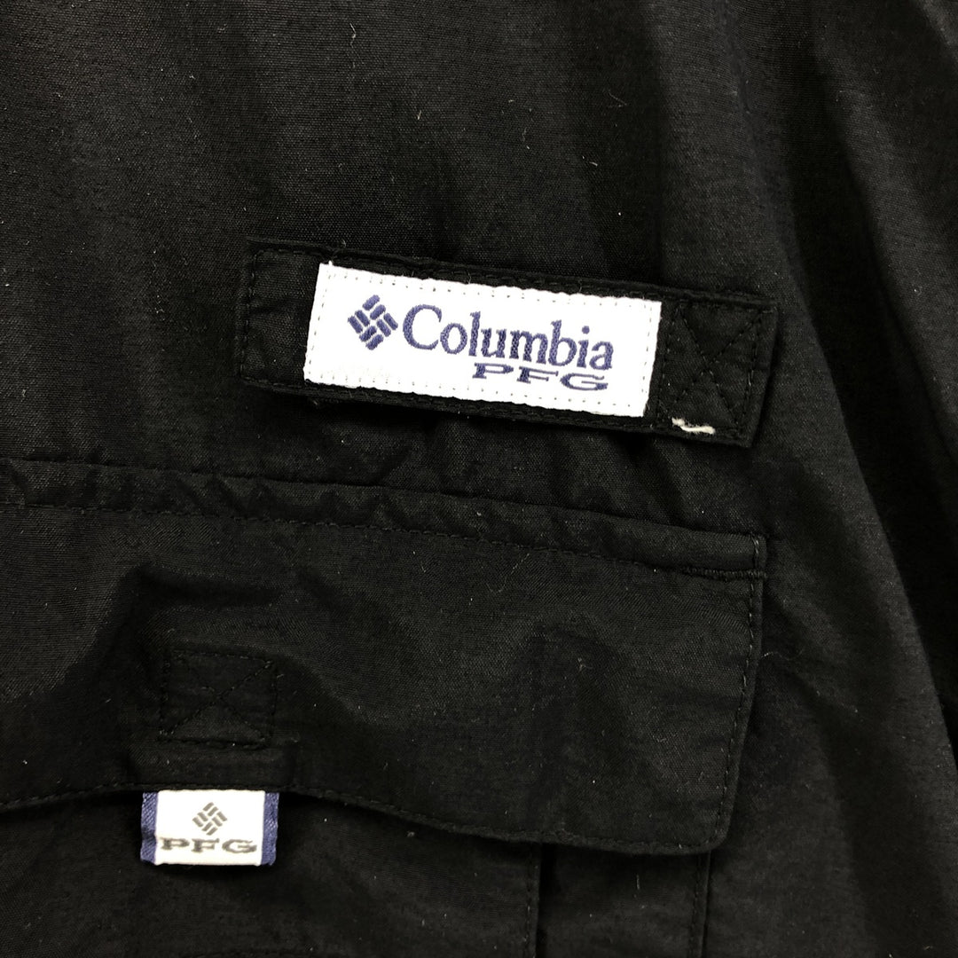 Columbia OMNI-SHIELD Short Sleeve Fishing Shirt, Men's XL unclear black type Vintage Second Hand