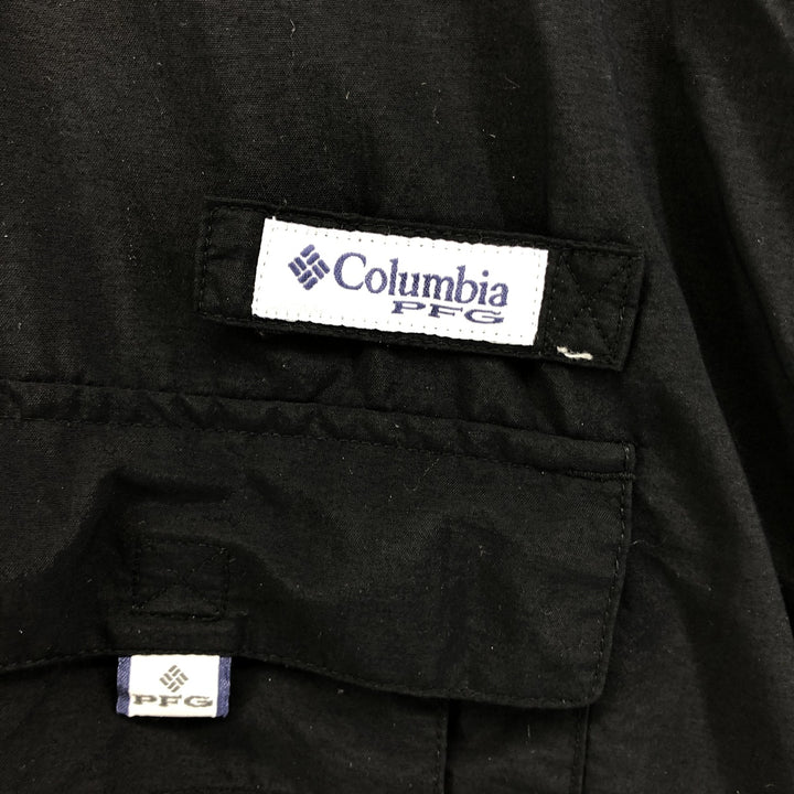 Columbia OMNI-SHIELD Short Sleeve Fishing Shirt, Men's XL unclear black type Vintage Second Hand