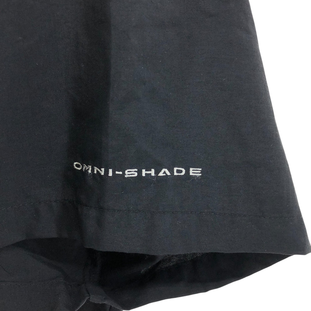 Columbia OMNI-SHIELD Short Sleeve Fishing Shirt, Men's XL unclear black type Vintage Second Hand