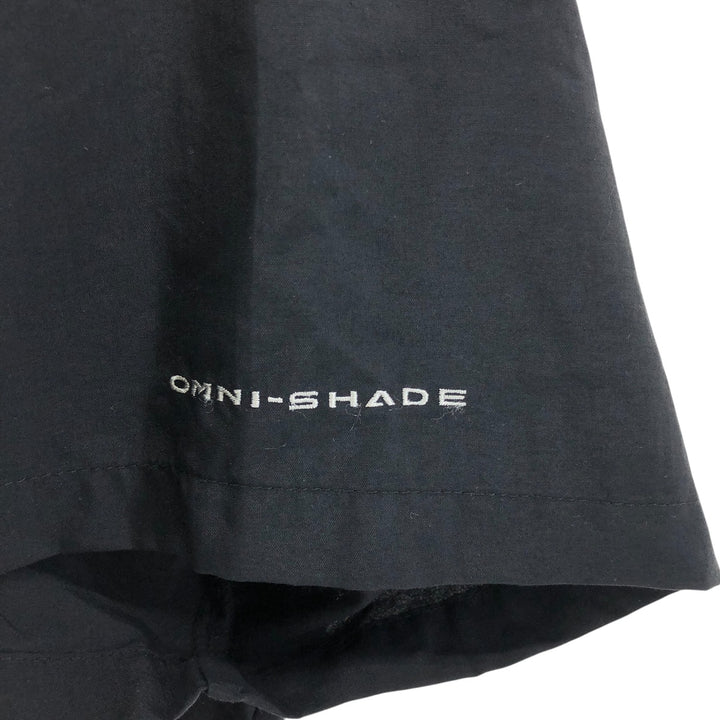 Columbia OMNI-SHIELD Short Sleeve Fishing Shirt, Men's XL unclear black type Vintage Second Hand