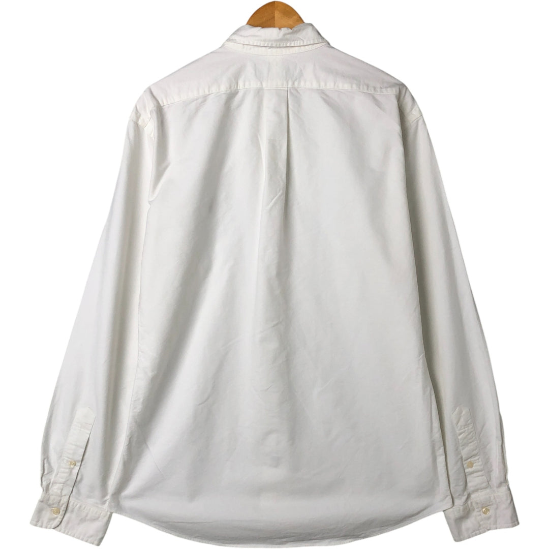 Ralph Lauren Custom Fit Long Sleeve Button Down Shirt Men's XXL cotton white type Vintage Second Hand