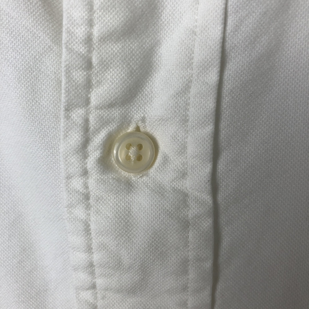 Ralph Lauren Custom Fit Long Sleeve Button Down Shirt Men's XXL cotton white type Vintage Second Hand