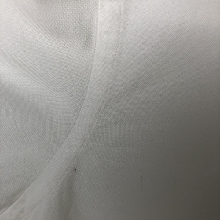 Ralph Lauren long sleeve button down shirt, men's size M cotton white type Vintage Second Hand