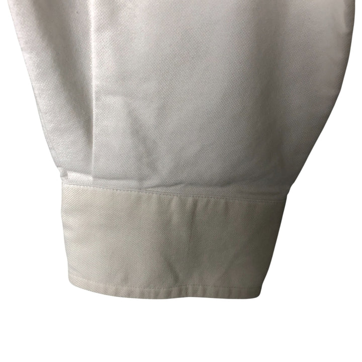 Ralph Lauren long sleeve button down shirt, men's size M cotton white type Vintage Second Hand