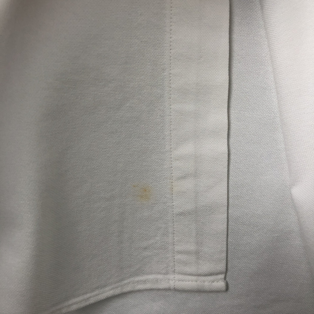Ralph Lauren long sleeve button down shirt, men's size M cotton white type Vintage Second Hand