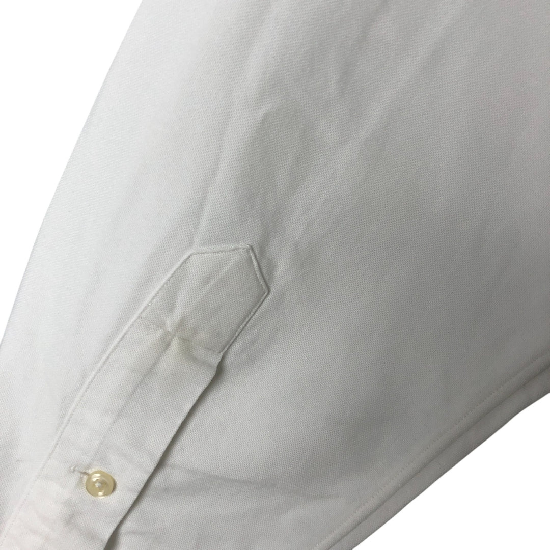 Ralph Lauren long sleeve button down shirt, men's size M cotton white type Vintage Second Hand